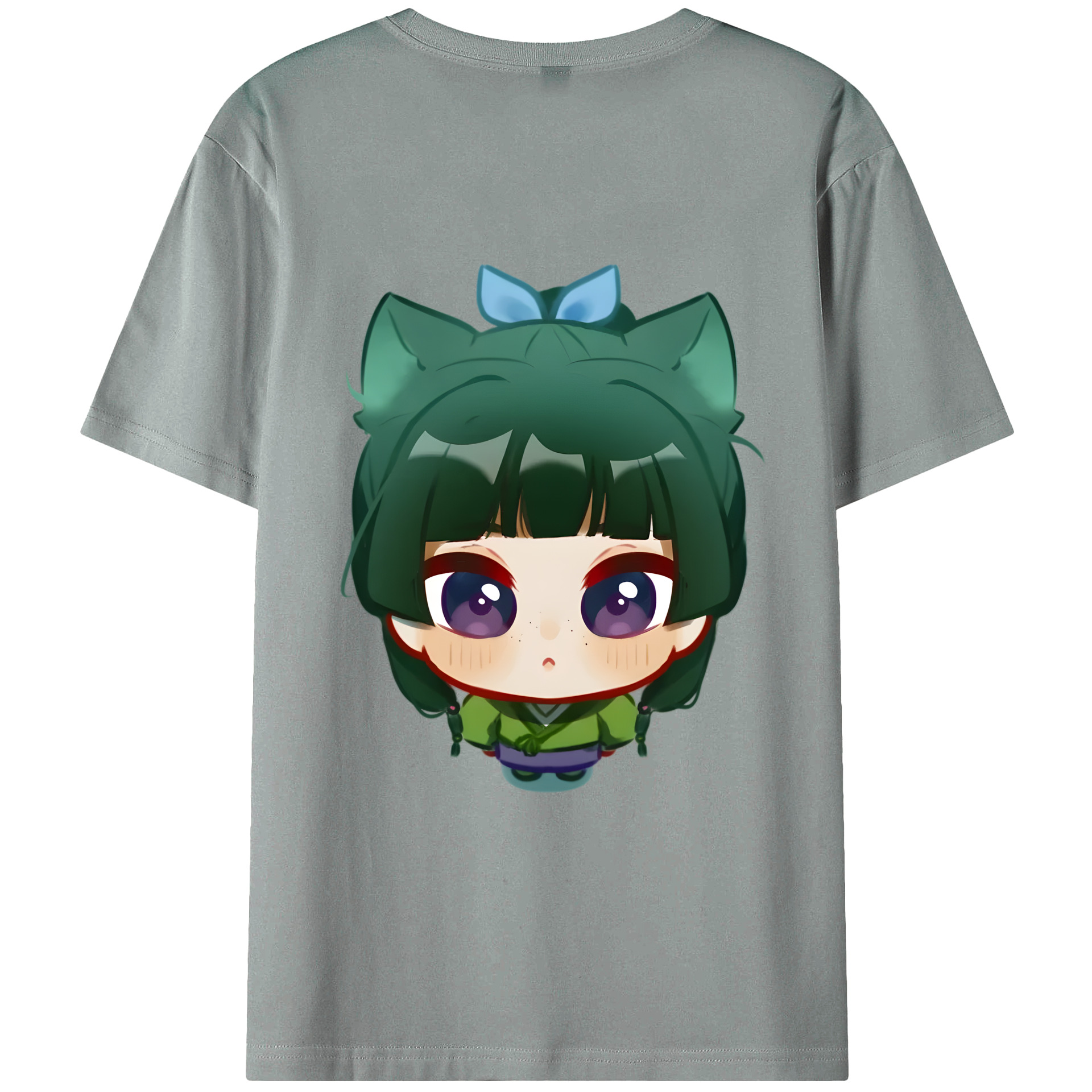 （画像用） 薬屋のひとりごと The Apothecary Diaries 綿100％ メンズ半袖Tシャツ（バックプリント） 通気性
